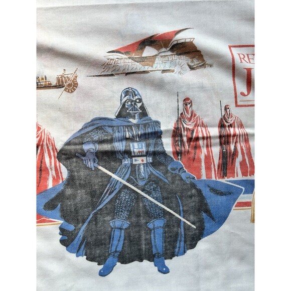 Vintage Star Wars Return Of The Jedi Pillowcase 1983 20th Century Fox GUC - Picture 3 of 9